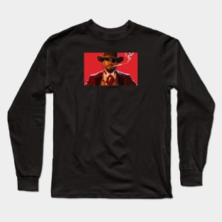 Low-Poly Django Unchained Long Sleeve T-Shirt